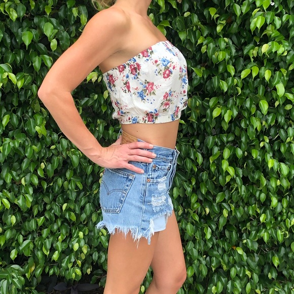 FREE PEOPLE - red/white/blue crop - Picture 3 of 3